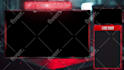 create a live chat overlay, intermission screen for twitch