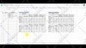 work in excel and google sheet, formulas, graphics and dynamic tables