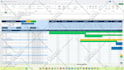 create microsoft excel project schedule gantt chart timeline