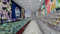 design 3d render office, shops and retail shops, interior