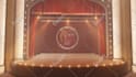 theatre curtain logo reveal