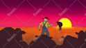 make a 2d digital animation in a style of your choosing