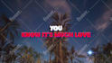 create an animated lyric video