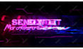 create glitchy cyberpunk logo intro