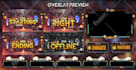 create custom animated twitch overlays, emotes, logo, and graphics for streamers
