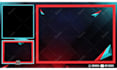 design custom animated twitch overlay package for your stream