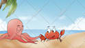 make a 2d cartoon animation video and animated gifs