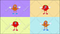 create colorful 2d kid learning videos and nursery rhymes