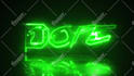 create a custom neon logo animation intro