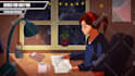 create an anime animated lofi loop illustration