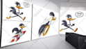 create art gallery nft 3d promo video for your nfts