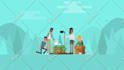 create a 2d animated explainer video or saas animation