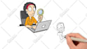 create a whiteboard video for business, channel, education