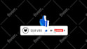 make custom subscribe animation button or social lower third, mogrt