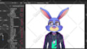 create live2d vtuber rigging with anime character manga style