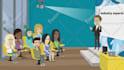 create animated explainer elearning course video and training video