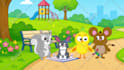 create awesome 2d custom cartoon animation for kids