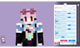 make a vtuber of your minecraft skin