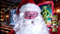 record a funny video message as drunk bad santa claus