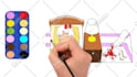make coloring page video for youtube kids