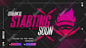 make custom animated twitch starting soon, brb, ending screen