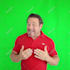 create your green screen spokesperson video