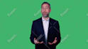 record an engaging green screen spokesperson video