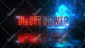 create cyberpunk neon light glow logo animation intro with fog, lightning