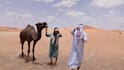 create a happy birthday video from the sahara desert