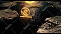 create 3d alien planet logo animation