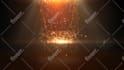 create excellent 3d sparkles rain logo video