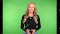 be your american female spokesperson, green screen
