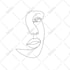 create an animated continuous line art