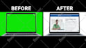 do green screen tracking and replacement for you