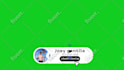 create youtube subscribe button and social media lower third