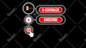 create animated youtube, facebook, instagram buttons