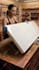 create ai asmr epoxy floor transformation, construction videos
