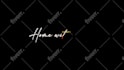 do handwritten signature logo animation or text animation
