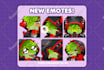 design unique static and animated emotes for twitch or discord