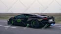 create a  black lamborghini car logo