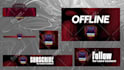 create animated twitch overlay logo custom alert for obs