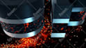 create 3d grunge metal and fire logo intro