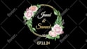 animate wedding monogram titles