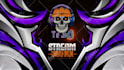 design animated twitch overlay, twitch logo, twitch stream package panels screen