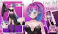 design live 2d vtuber model and rigging for ready to use in vtube studio