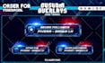 design animated overlay, screens and alerts for twitch