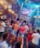 do animated motion flyer for event, club, ai music video editing