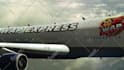 add your logo on flying boeing airplane video