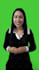 be your spokesperson on a green screen