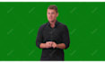 be your british male spokesperson on greenscreen with